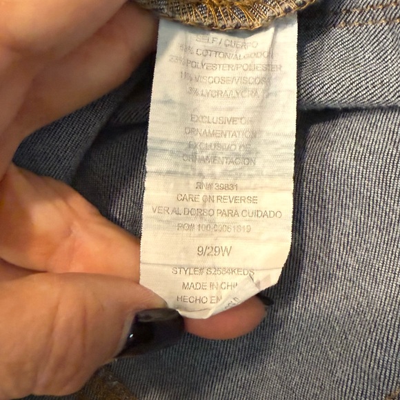 Altar’d State Stretch High Rise Ankle Skinny Jeans 29 - Picture 5 of 5